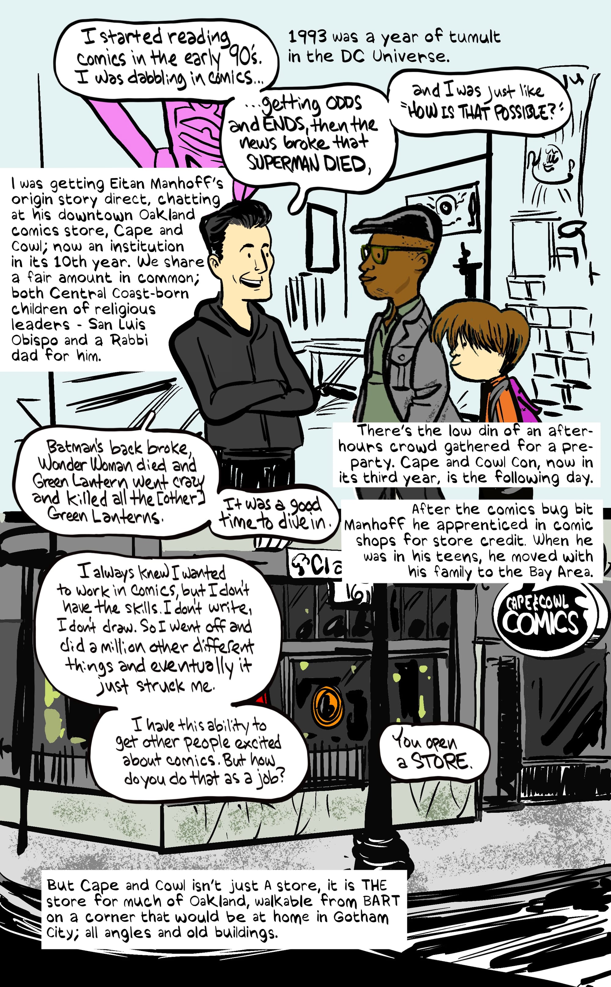 Cape & Cowl & Community & Comics