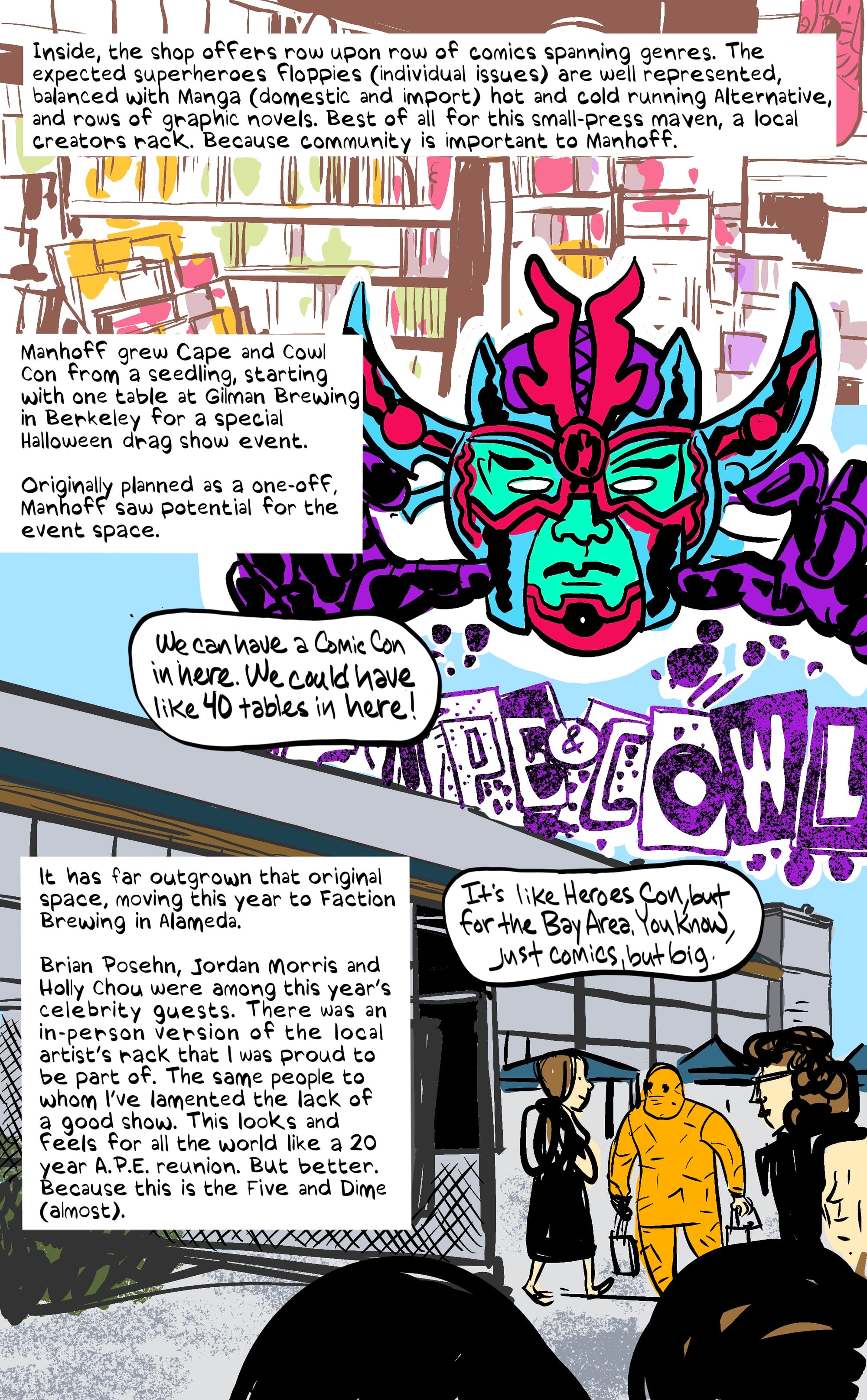 Cape & Cowl & Community & Comics