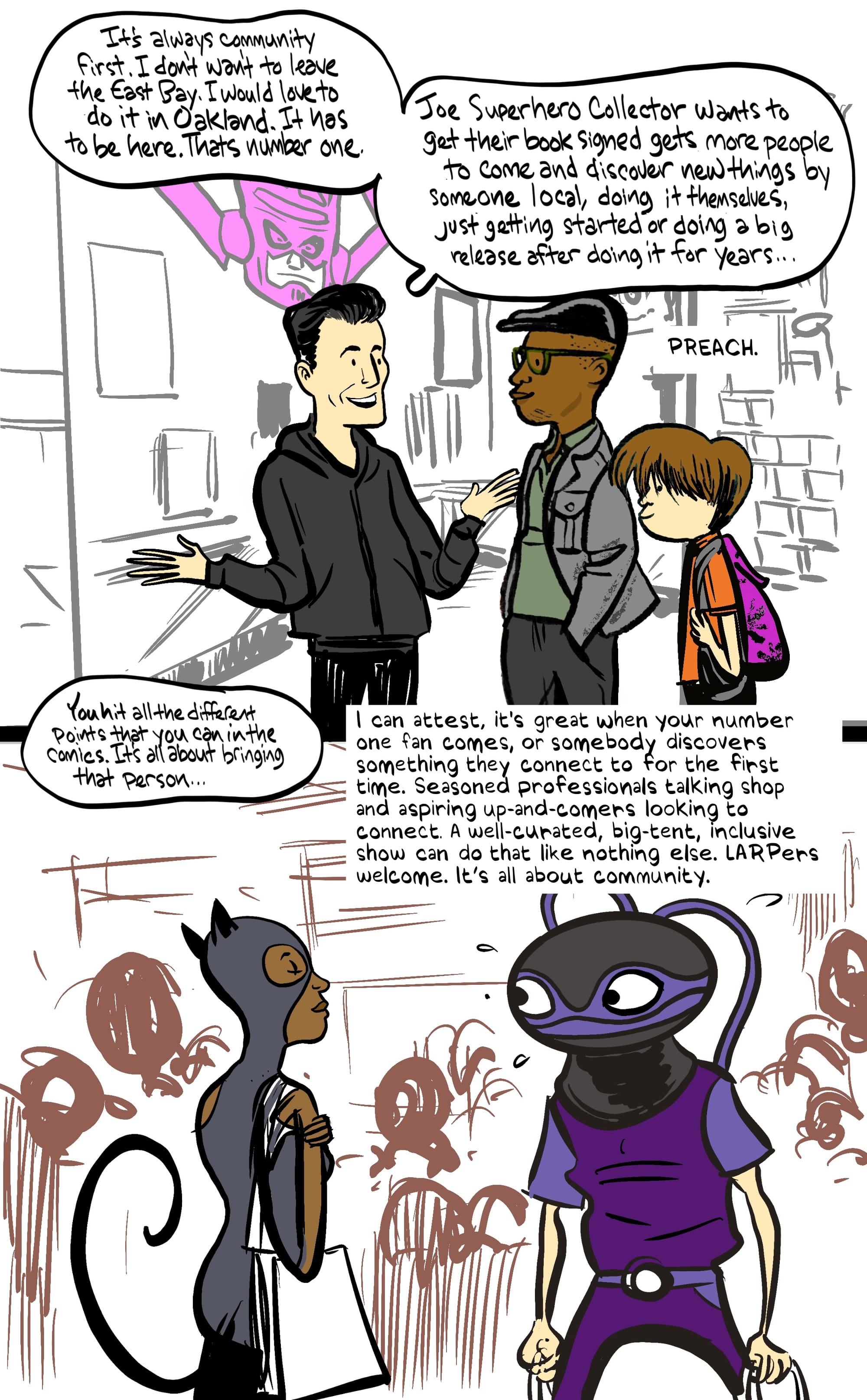 Cape & Cowl & Community & Comics
