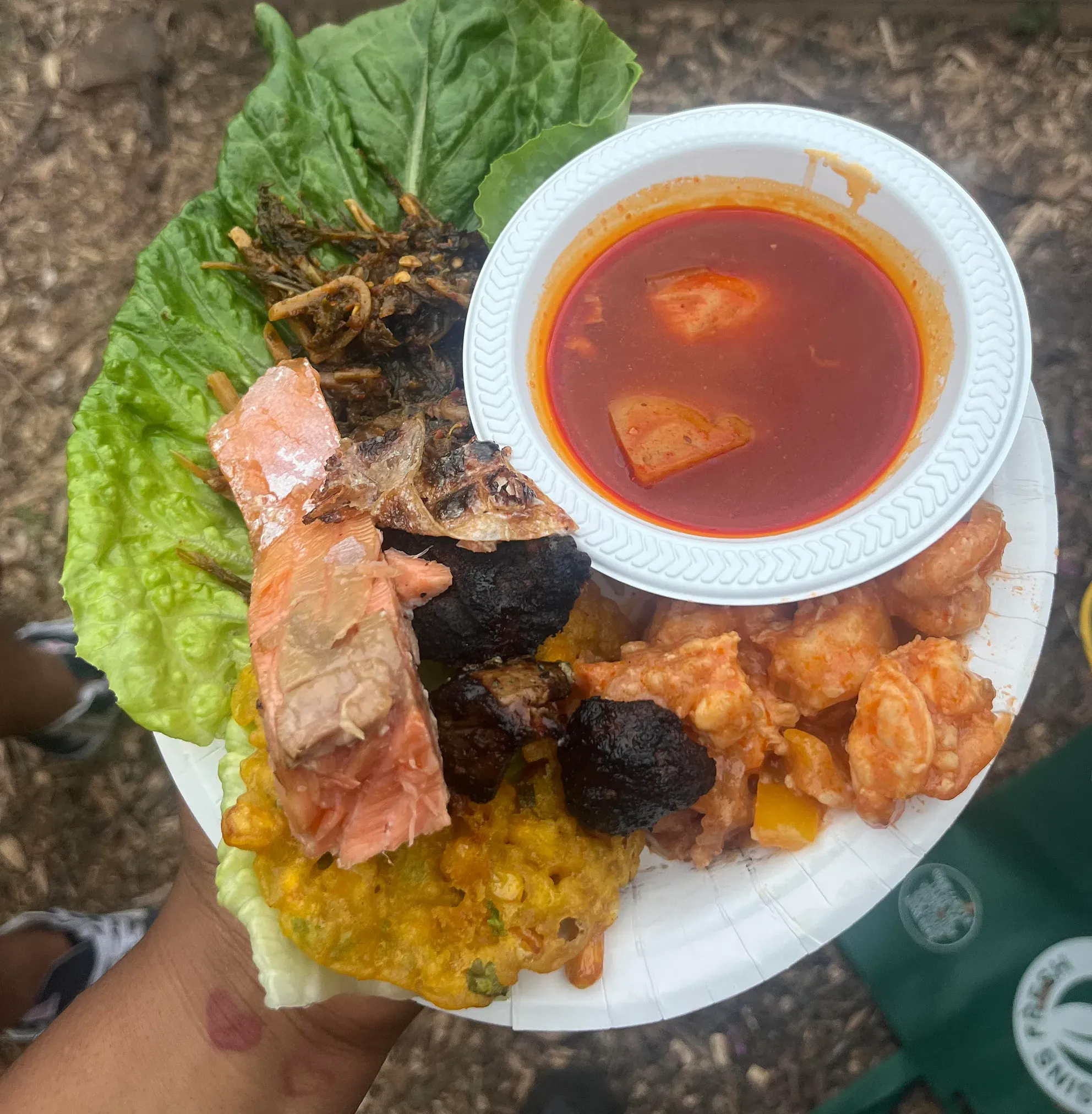 Sunflower Sous Vide Stalks Cookout Scene