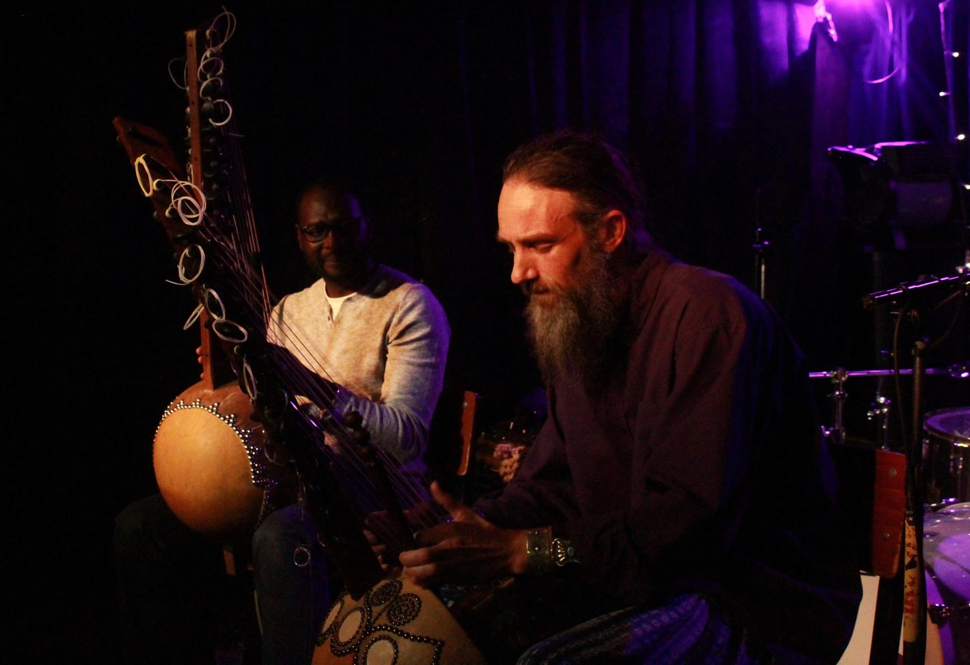 West African Kora Master Hypnotizes Cafe 9