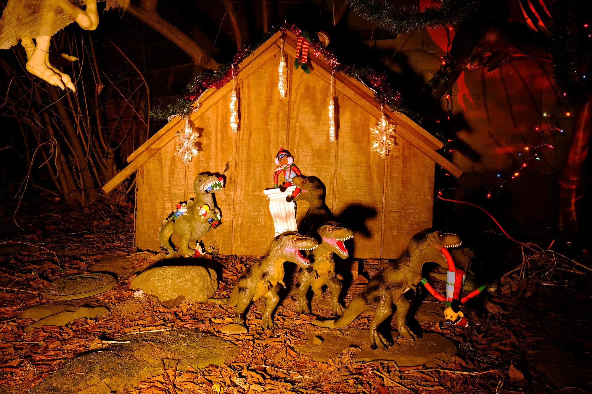 Nativity Scene: Elves Torn To Shreds