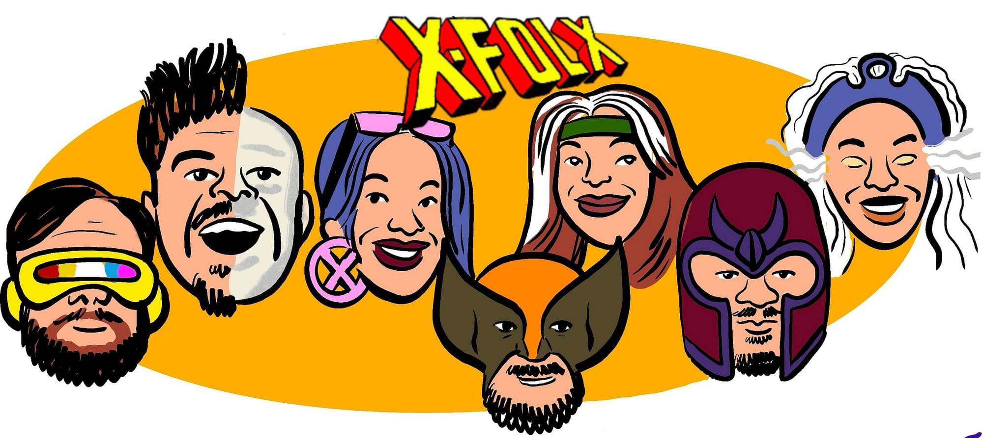 X‑FOLX ASSEMBLE! Superheroes Reframed