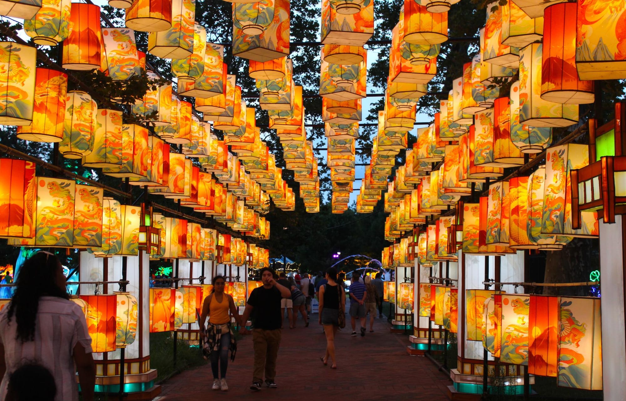 Star Secrets Revealed, As Chinese Lanterns Light Up Franklin Square