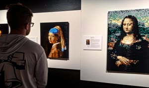 Brick Art Builds Up Lego Legend